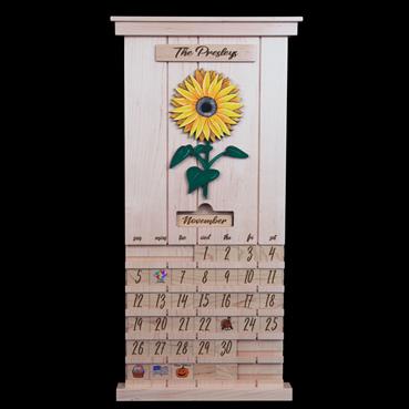Sunflower Maple Perpetual Calendar