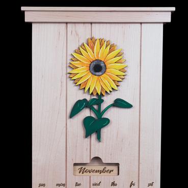 Sunflower Maple Perpetual Calendar