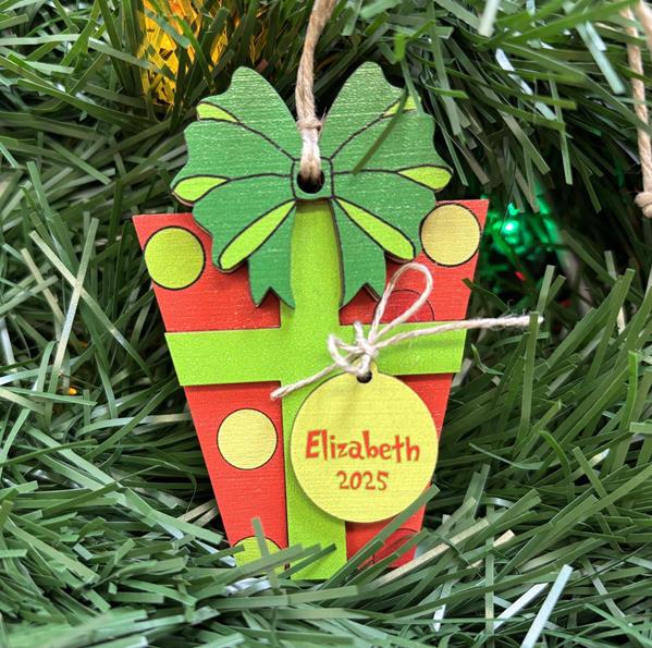 Funky Package Ornament