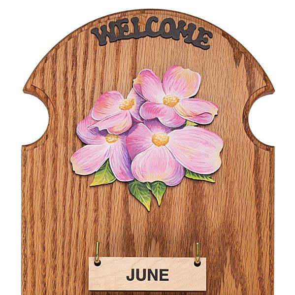 dogwood flower perpetual calendar