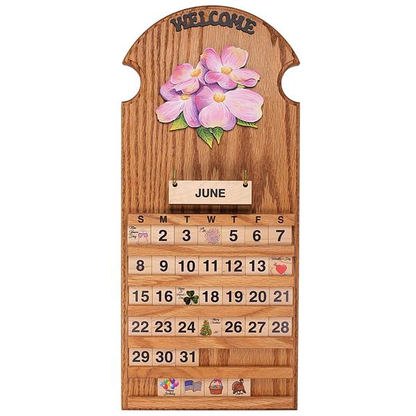 dogwood flower perpetual calendar