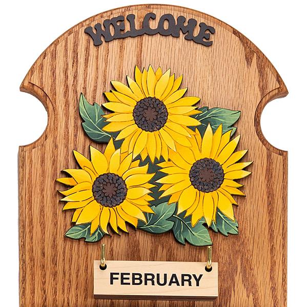 Sunflower perpetual calendar