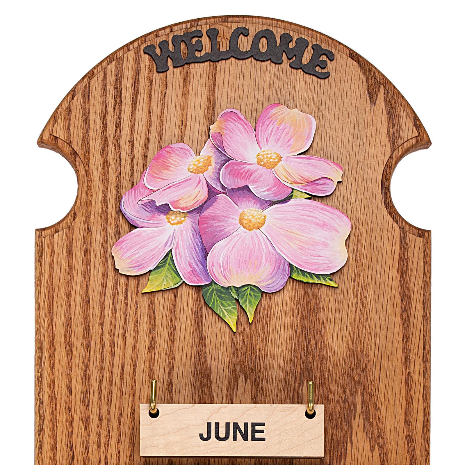 dogwood flower perpetual calendar