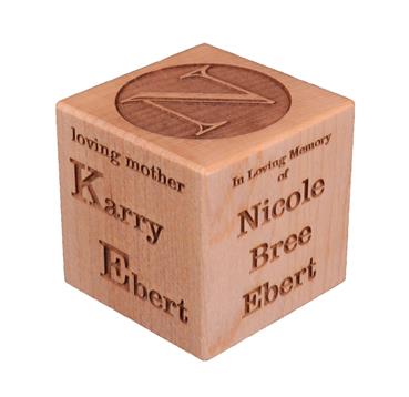 keepsake baby memorial block