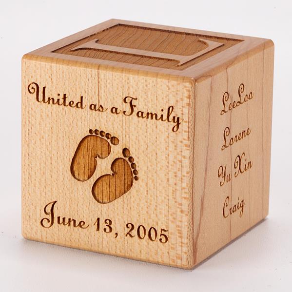 Personalized Adoption
Baby Block