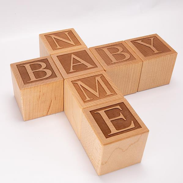 Single Letter Baby Blocks