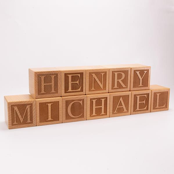 Single Letter Baby Blocks