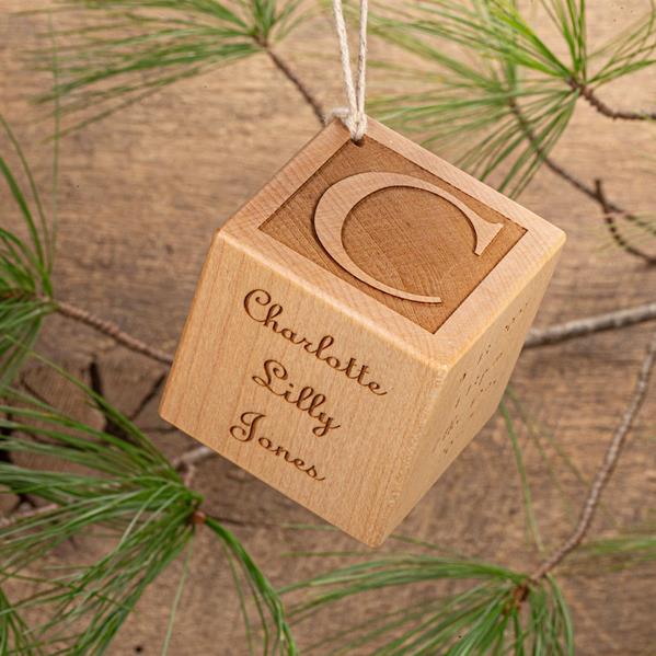Baby Block Ornament