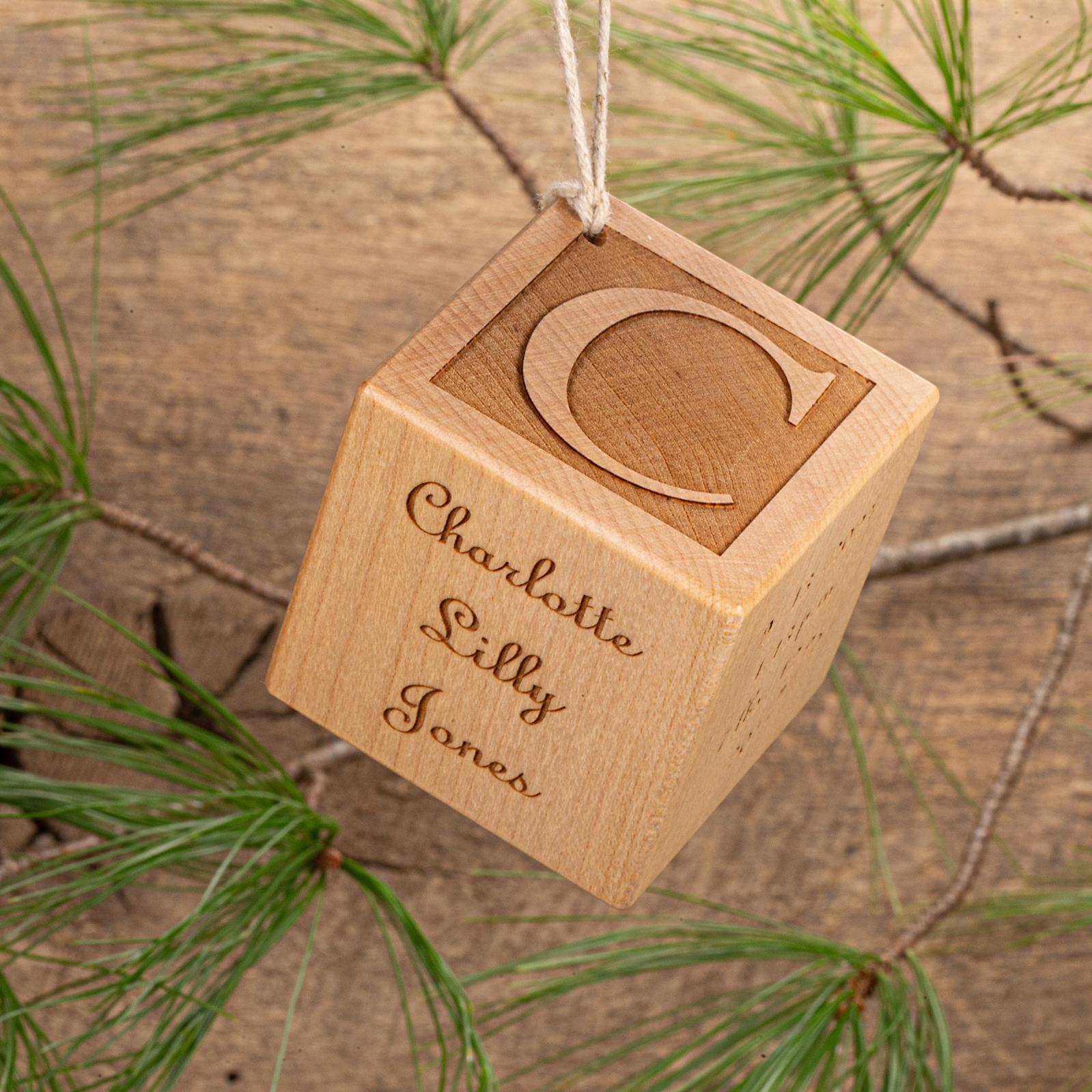 Baby Block Ornament