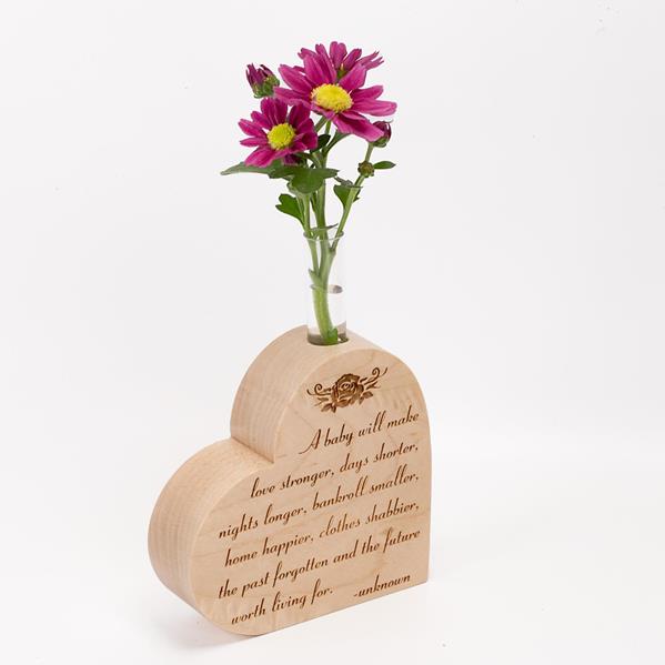Mother's Day Heart Vase