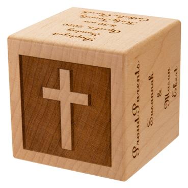 Personalized Wooden Name Blocks for Baby's Baptism and Christening